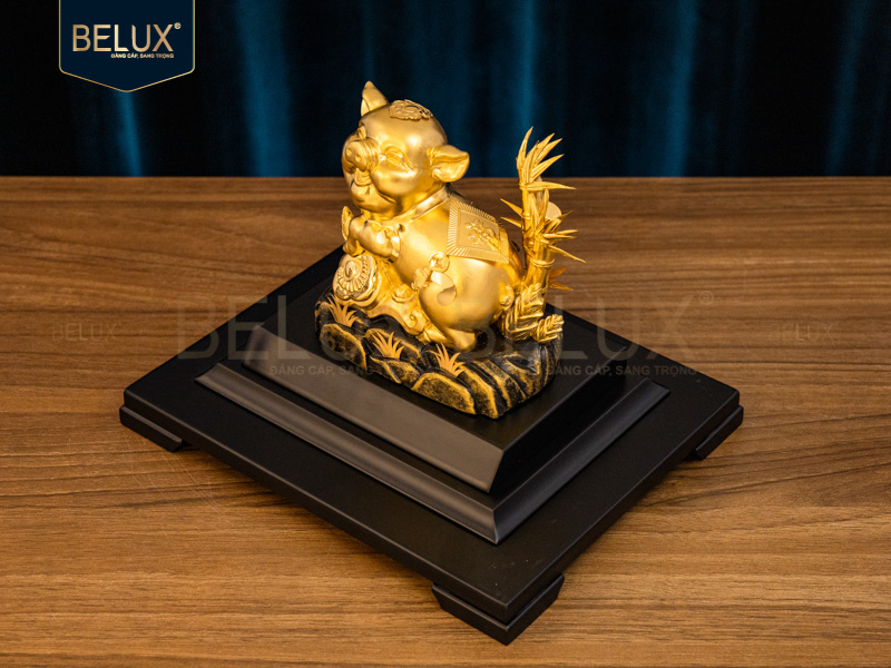 Tượng Heo Dát Vàng 24K